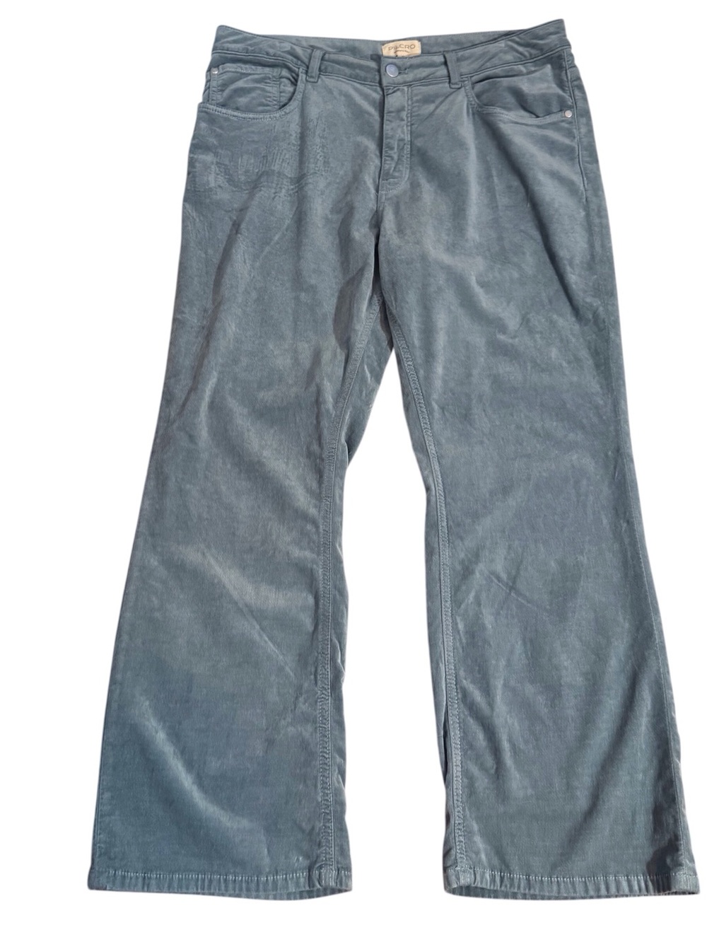 Pilcro Anthro Size 33 Light Blue Corduroy Bootcut Pants Boho Western Pockets